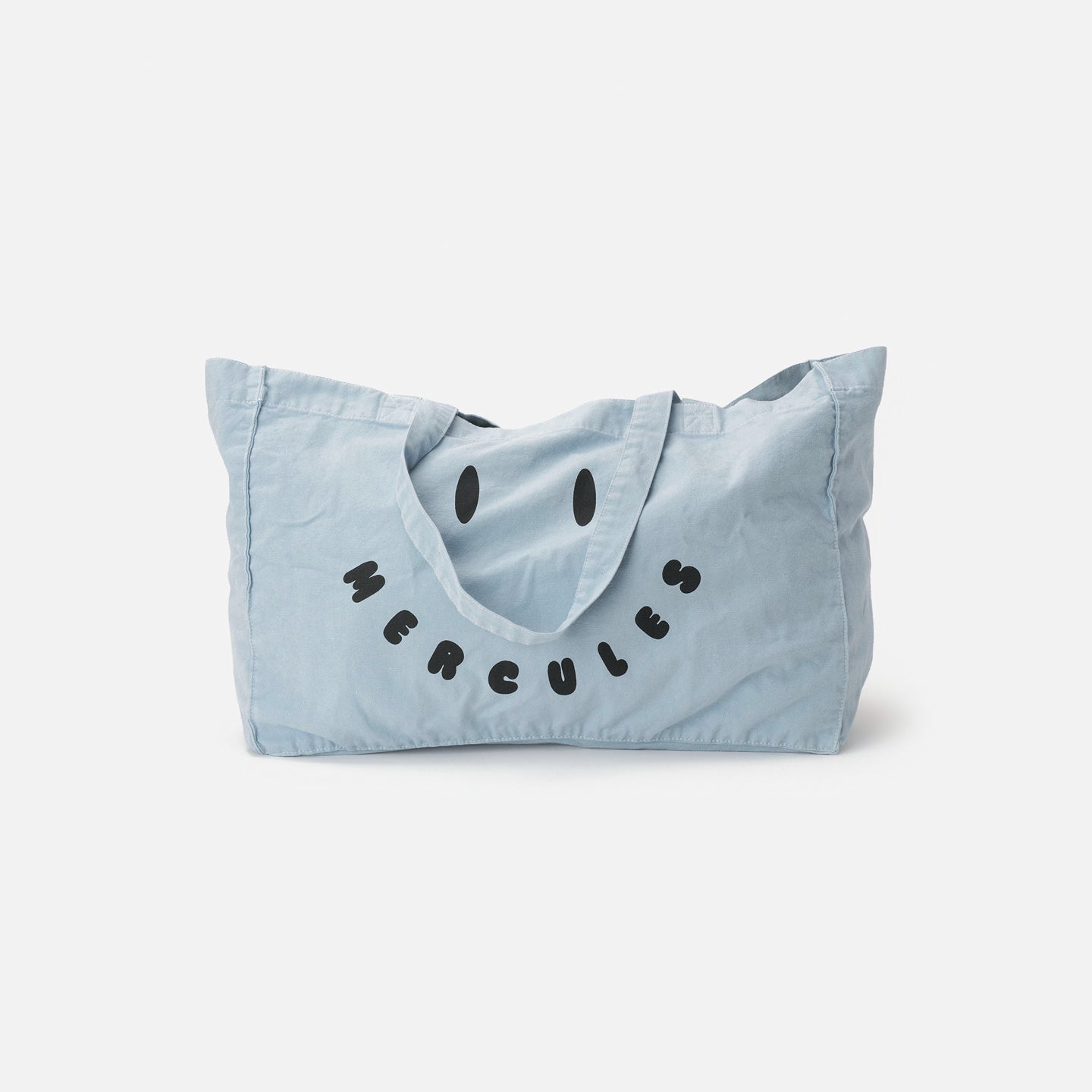 Canvas tote Smiley Azul Gris