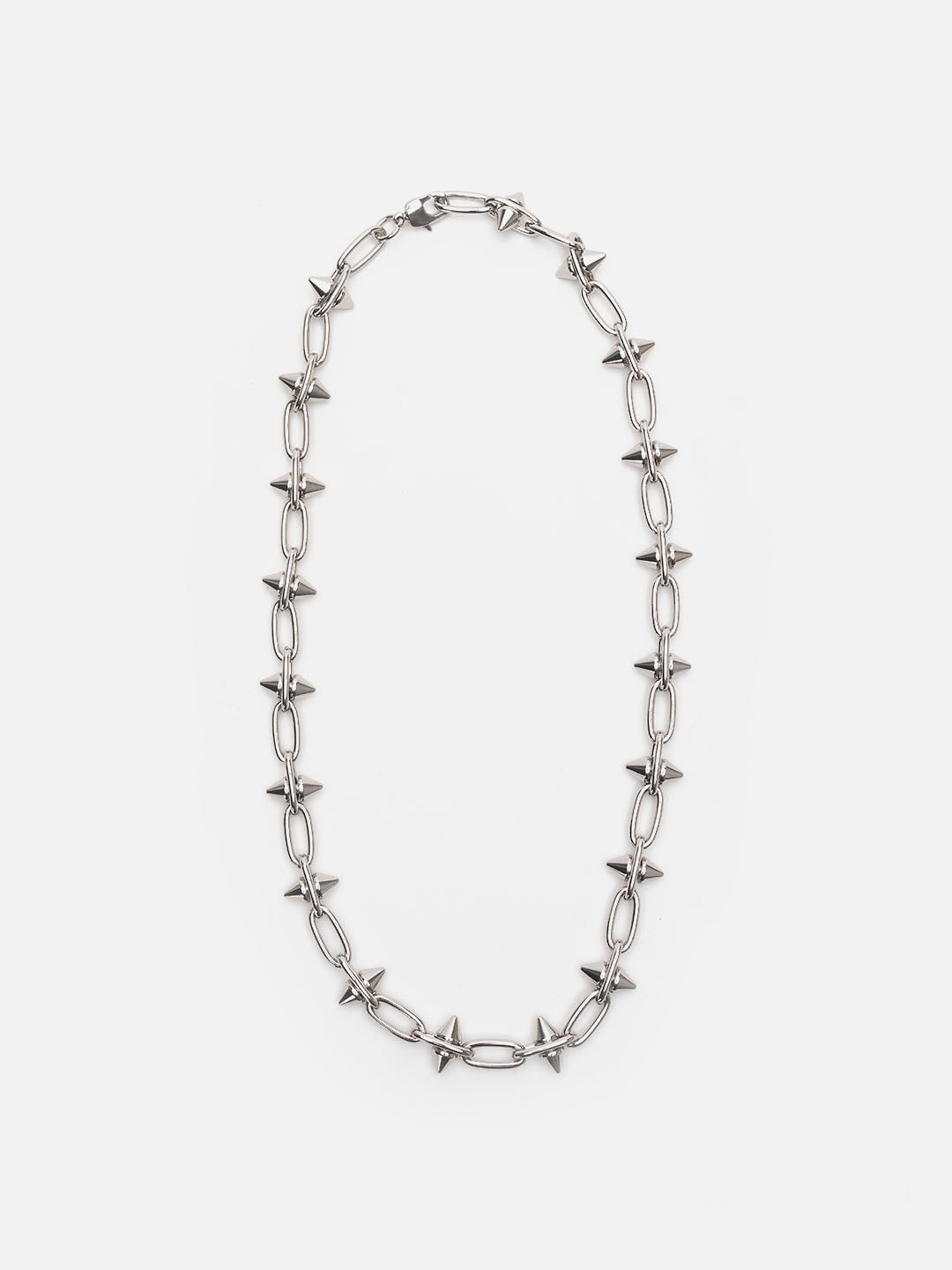 Collar spike plata