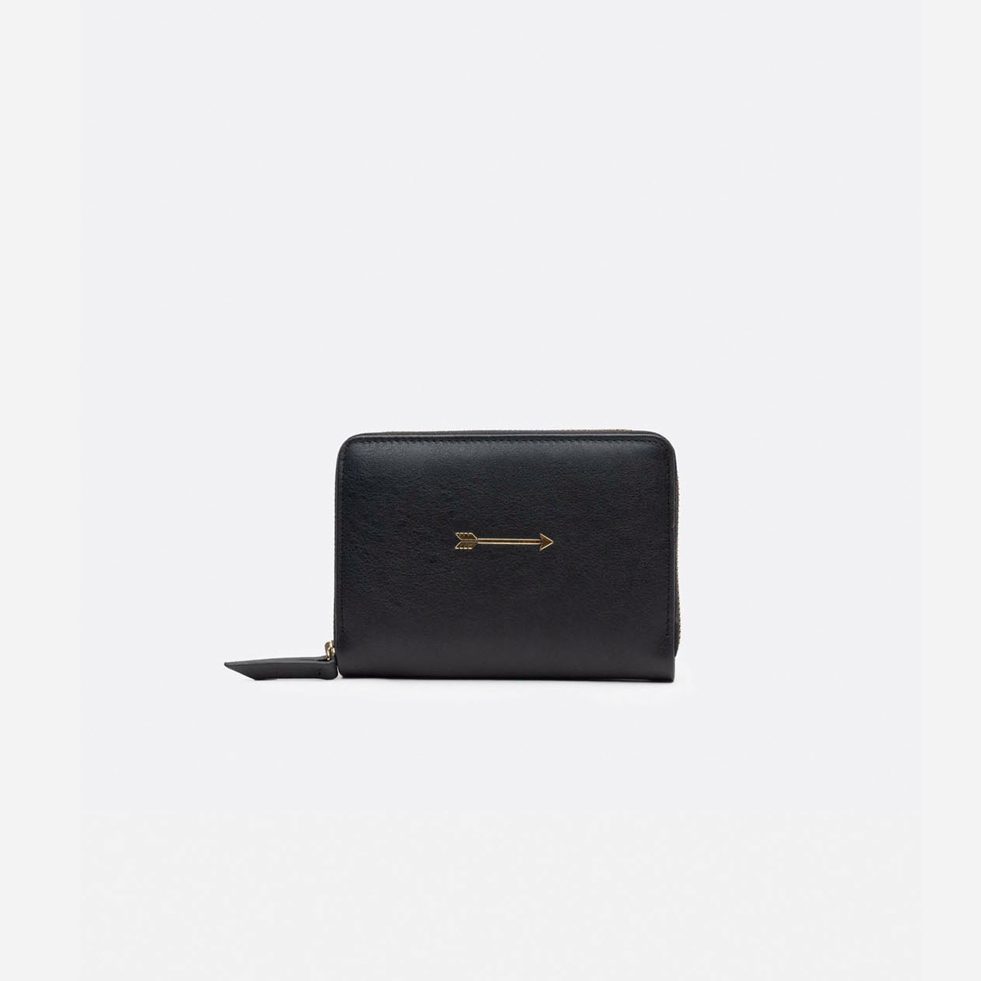 Cartera Continental Zip Negro