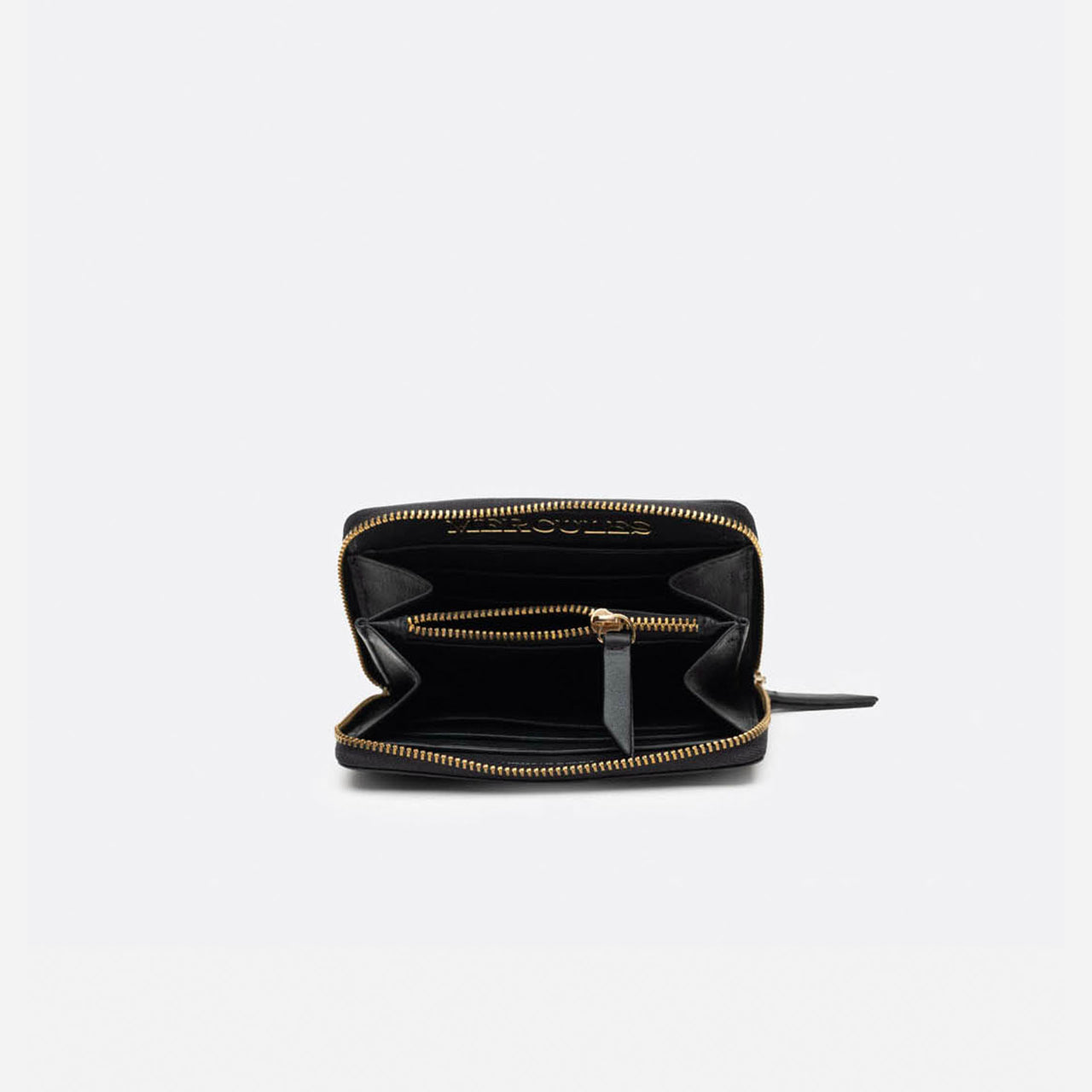Cartera Continental Zip Negro